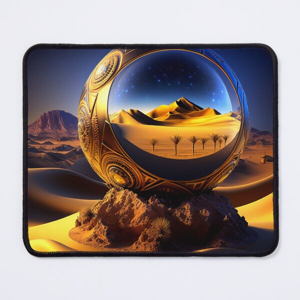 Item preview, Fantasy Landscape Art, Glowing Desert designed and sold by Fantasy Masterpiece.
