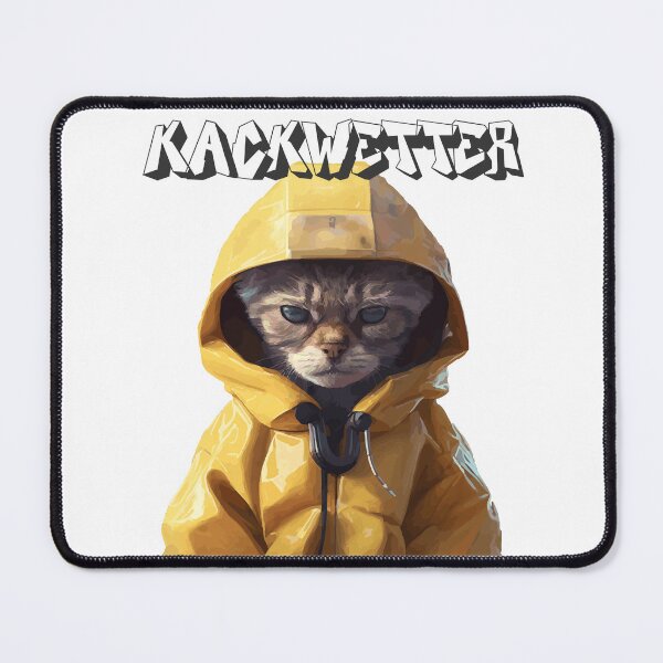 Item preview, Cat in a raincoat crap weather gift designed and sold by TeeArtistry.