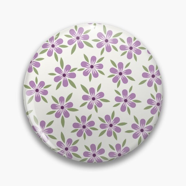 Item preview, Patrón de flores y hojas - Púrpura designed and sold by Calislahn.