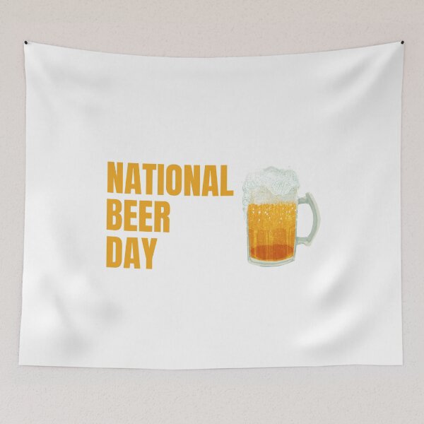 Item preview, national beer day designed and sold by xkiyal Art.