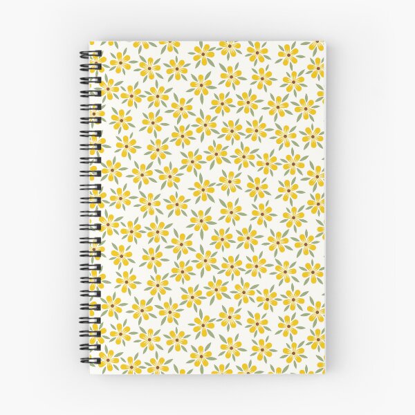 Aperçu de l'œuvre Motif Fleurs et Feuilles - Jaune créée et vendue par Calislahn.