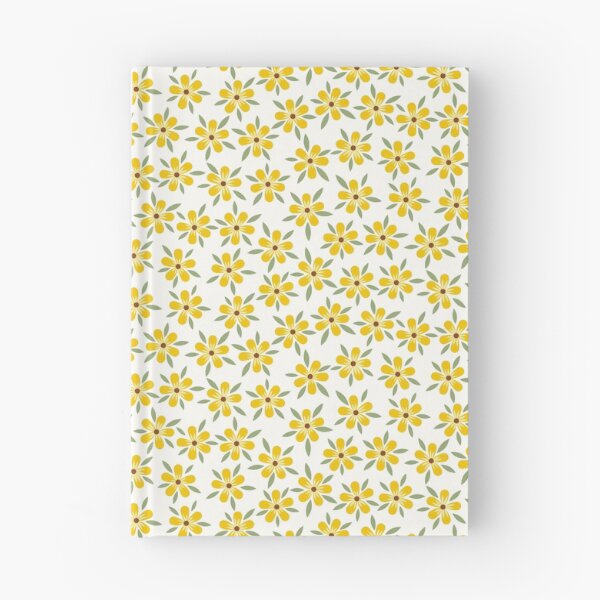 Aperçu de l'œuvre Motif Fleurs et Feuilles - Jaune créée et vendue par Calislahn.