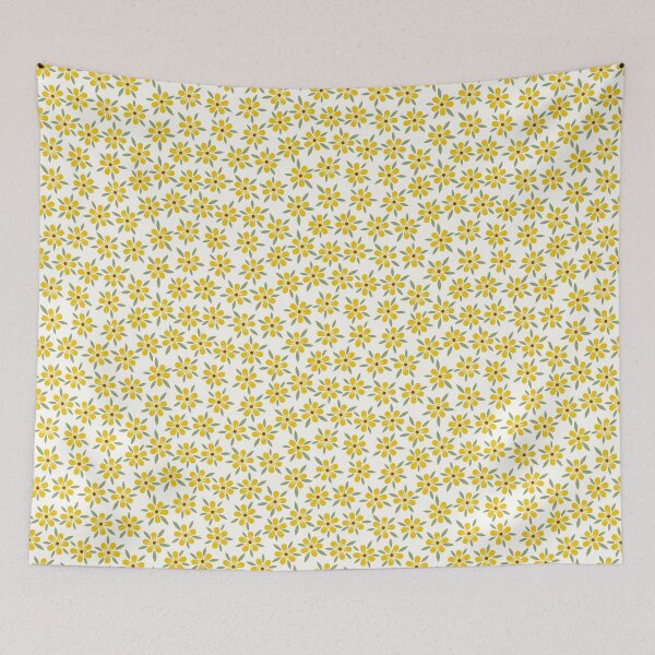 Item preview, Flowers and Leaves Pattern - Yellow designed and sold by Calislahn.
