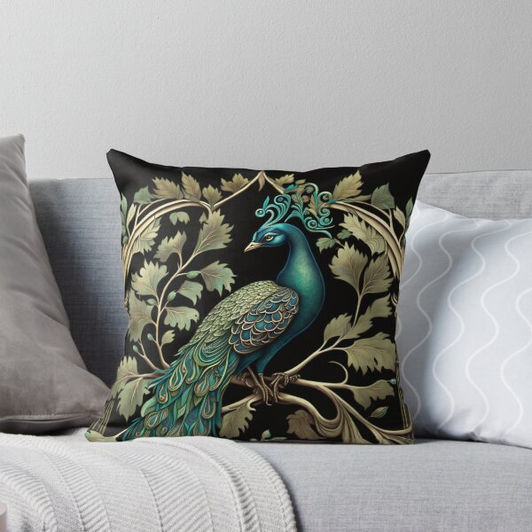 Aperçu de l'œuvre Paon - Style Art Nouveau créée et vendue par ArtNouveauChic.