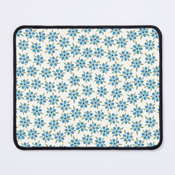 Artikelvorschau, Blumen- und Blatt-Muster - Blau entworfen und verkauft von Calislahn.