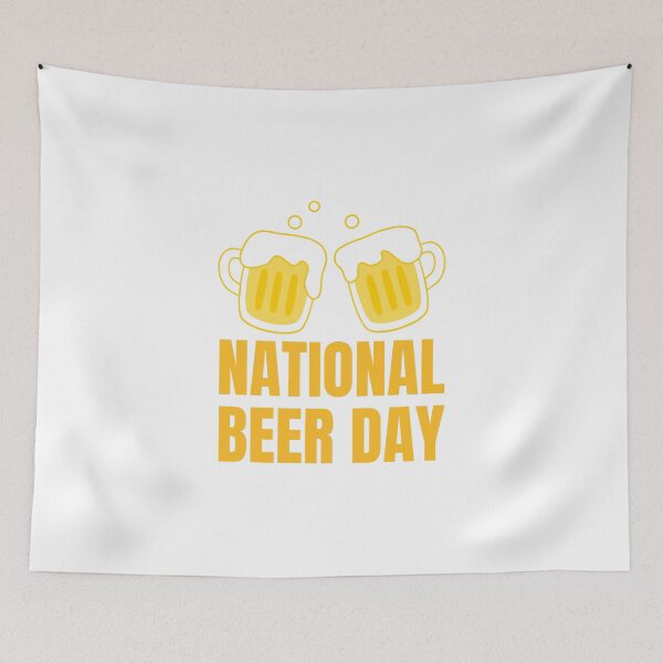Item preview, national beer day designed and sold by xkiyal Art.