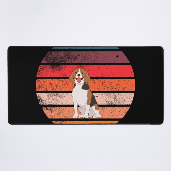 Item preview, Smiling Beagle Retro Sunset designed and sold by Way Cool Tees.