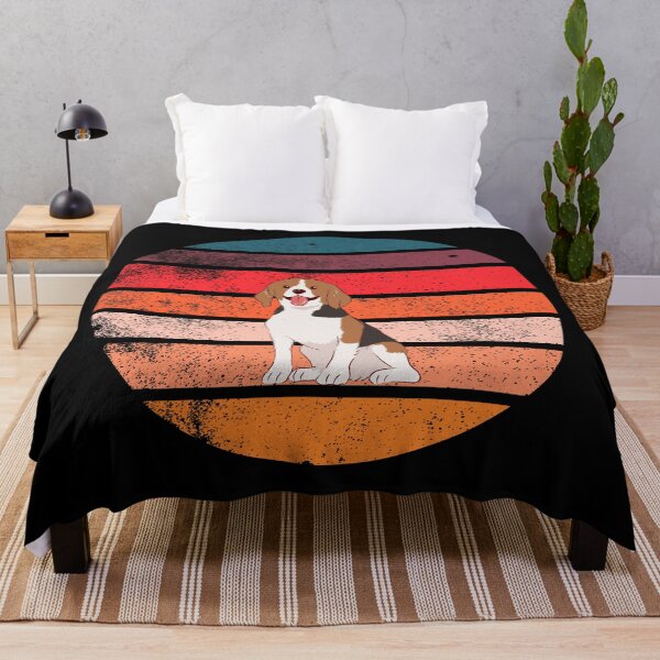 Item preview, Smiling Beagle Retro Sunset designed and sold by Way Cool Tees.