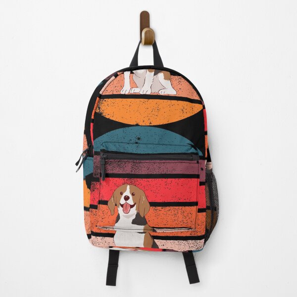 Item preview, Smiling Beagle Retro Sunset designed and sold by Way Cool Tees.