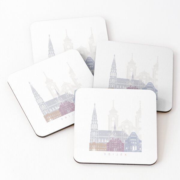 Item preview, Osijek skyline poster pastel designed and sold by paulrommer.