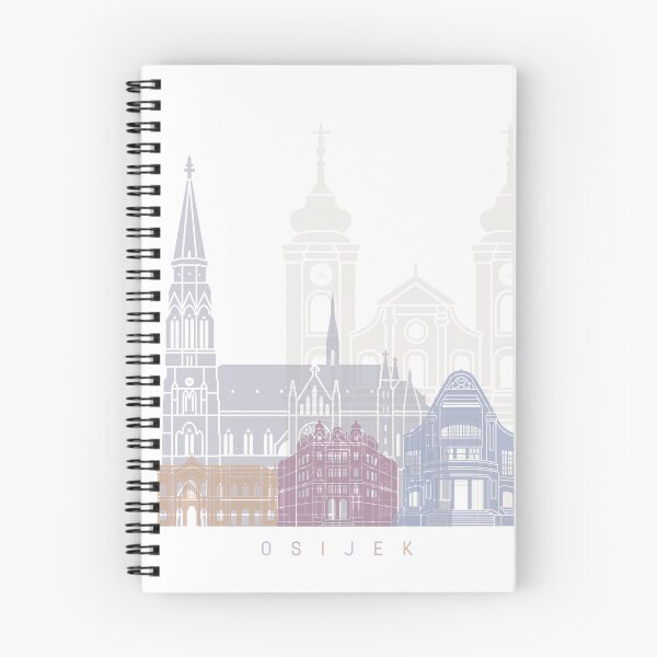 Item preview, Osijek skyline poster pastel designed and sold by paulrommer.