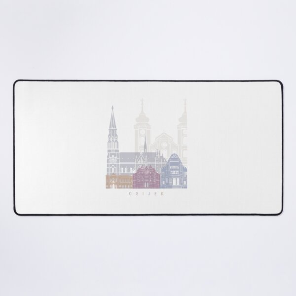 Item preview, Osijek skyline poster pastel designed and sold by paulrommer.