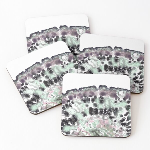 Item preview, Histology special stains art - watercolour print designed and sold by Scenic.
