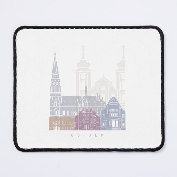 Item preview, Osijek skyline poster pastel designed and sold by paulrommer.