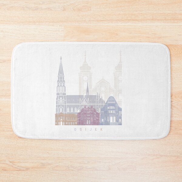 Item preview, Osijek skyline poster pastel designed and sold by paulrommer.