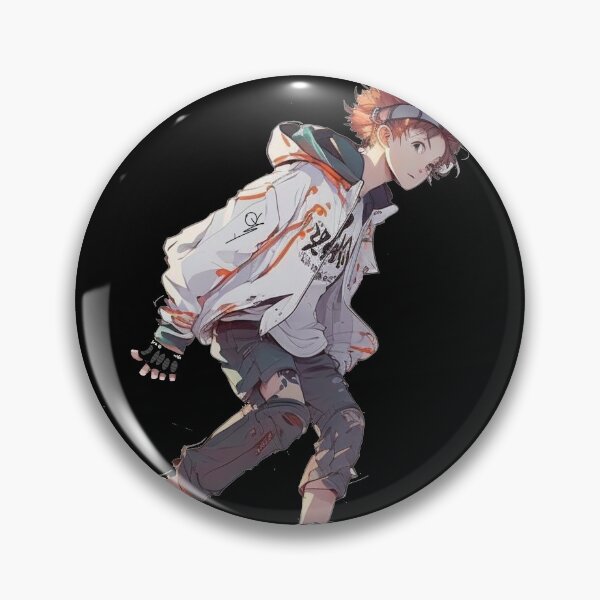 Item preview, Anime skater boy with futuristic style and skateboard designed and sold by OtherVisions.