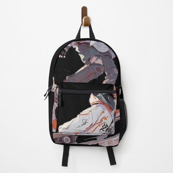 Item preview, Anime skater boy with futuristic style and skateboard designed and sold by OtherVisions.