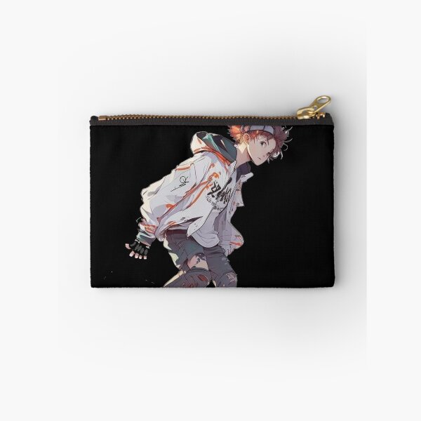 Item preview, Anime skater boy with futuristic style and skateboard designed and sold by OtherVisions.