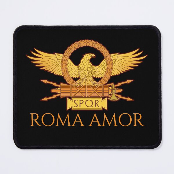 Item preview, Roma Amor - Latin Wordplay - Ancient Roman Legion Eagle SPQR designed and sold by Styrman.