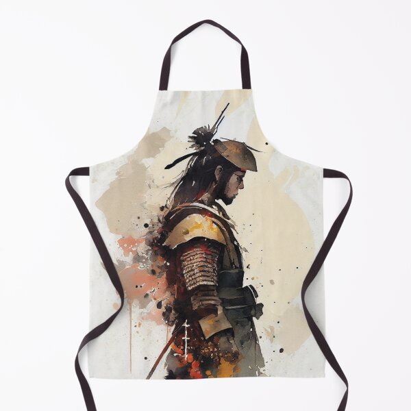 Item preview, Samurai Watercolor in Black and Gold designed and sold by ShadowAndSlate.
