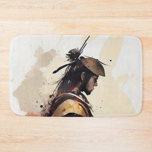 Item preview, Samurai Watercolor in Black and Gold designed and sold by ShadowAndSlate.