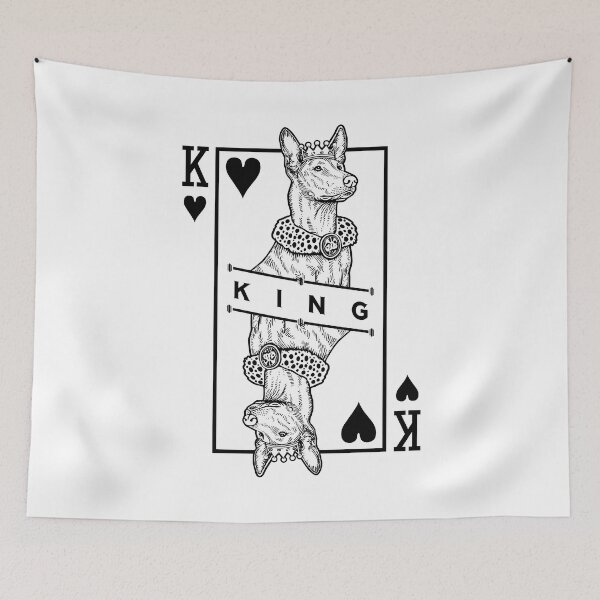 Item preview, Pharaoh Hound King Of Hearts Funny Dog Lover Pop Art designed and sold by GrandeDuc.