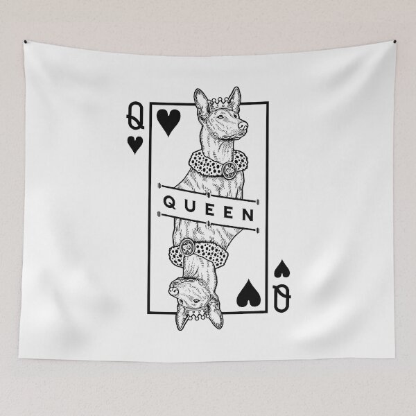 Item preview, Pharaoh Hound Queen Of Hearts Funny Dog Lover Pop Art designed and sold by GrandeDuc.