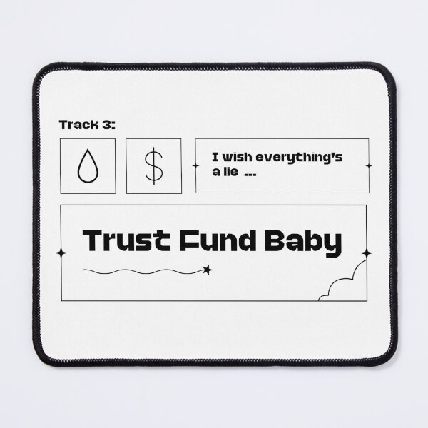 Item preview, TXT - Trust Fund Baby (Black&White) designed and sold by smallkore.