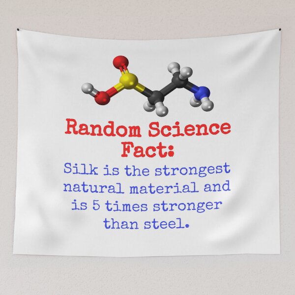 Item preview, Silk Is The Strongest Natural Material - Science Fact designed and sold by CrankyOldDude.