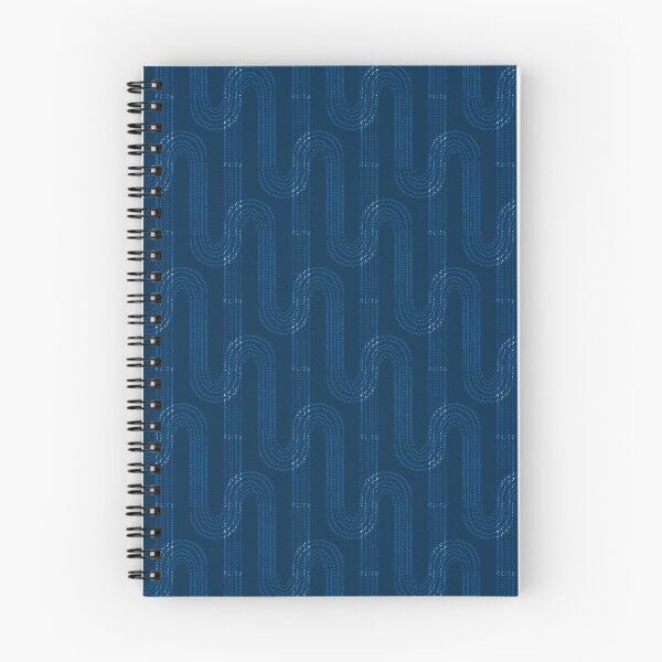 Item preview, Monochrome blue geometric pattern. designed and sold by marinaklykva.