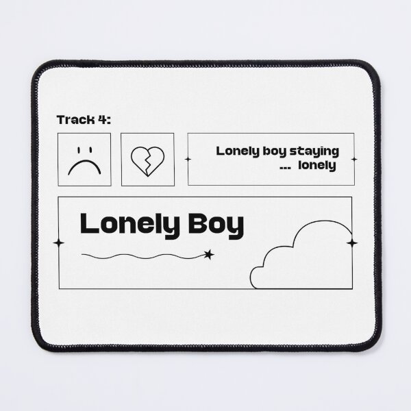 Item preview, TXT - Lonely Boy (Black&White) designed and sold by smallkore.