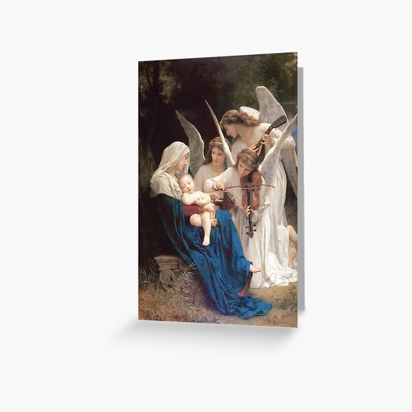 Item preview, Mother Mary: Maddona, Child and angels, Bouguereau designed and sold by The Great  Art.