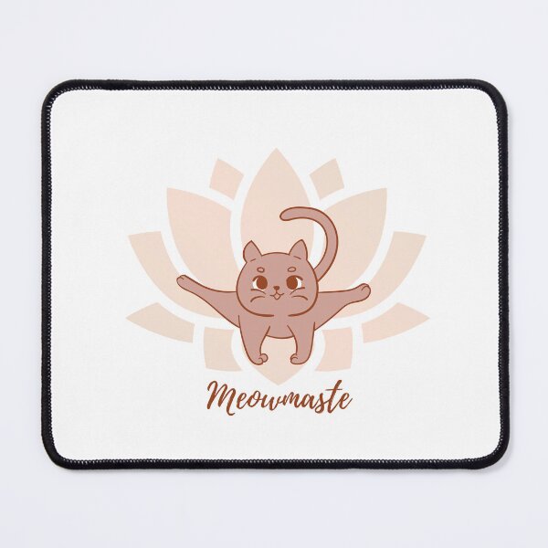 Item preview, Meowmaste Cat Namaste designed and sold by ArtDesign by KBK.