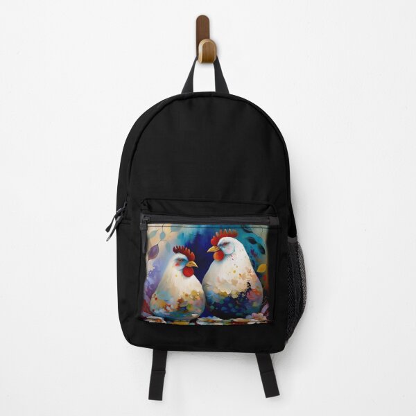 Item preview, Handsome Rooster and Beautiful Hen in their magical garden designed and sold by Orianah.