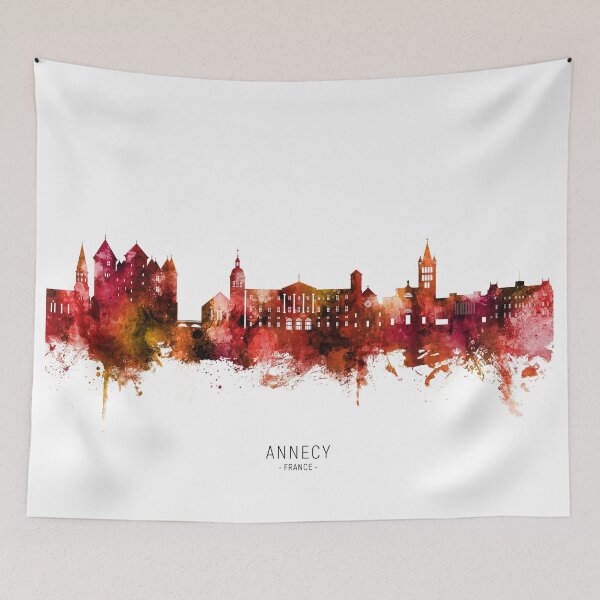 Item preview, Annecy France Skyline designed and sold by ArtPrints.