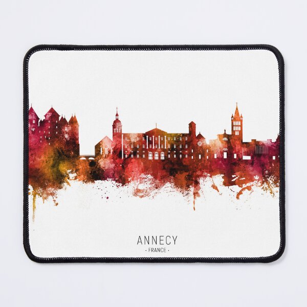 Item preview, Annecy France Skyline designed and sold by ArtPrints.