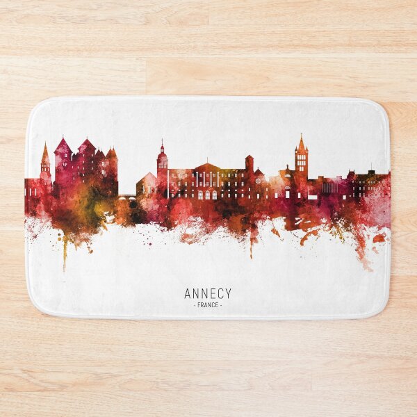 Item preview, Annecy France Skyline designed and sold by ArtPrints.