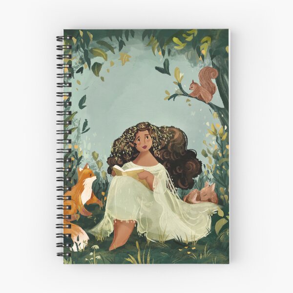 Item preview, Reading in the Woods designed and sold by Artofstephmarie.