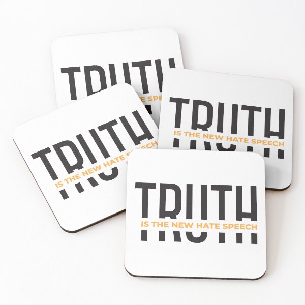 Item preview, Truth Is The New Hate Speech | Split Text Design designed and sold by CatsCrew.