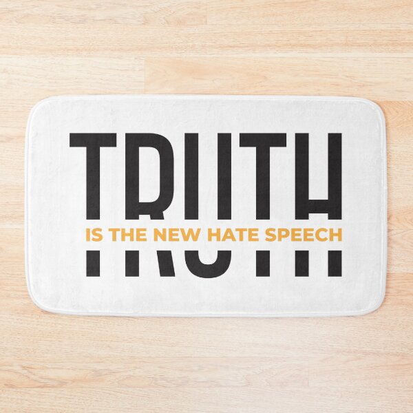 Item preview, Truth Is The New Hate Speech | Split Text Design designed and sold by CatsCrew.