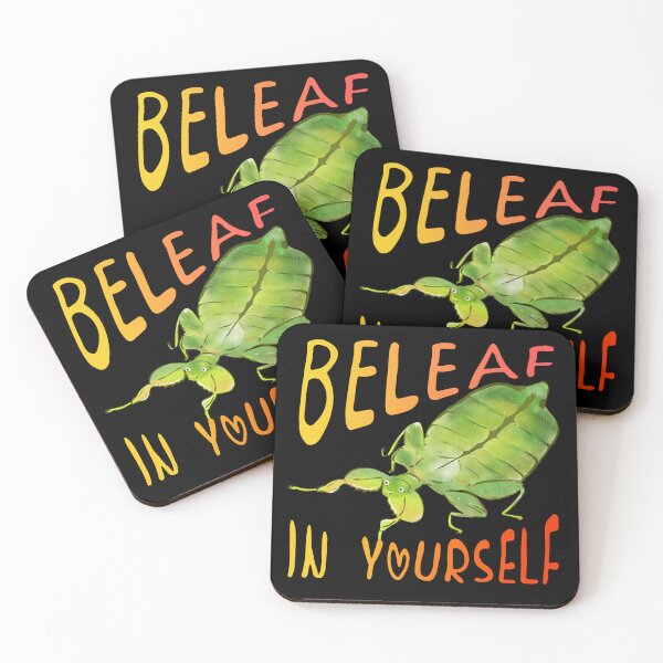 Item preview, Leaf Bug - Beleaf in Yourself designed and sold by techno-mantis.