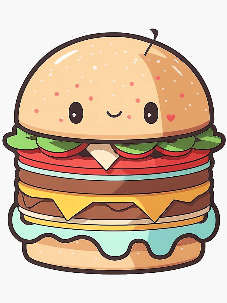 Stickers Hamburger - Art & Stick