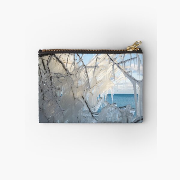 Item preview, Intricate Ice Curtains Framing the Lakeview designed and sold by Georgia Mizuleva.