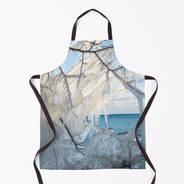 Item preview, Intricate Ice Curtains Framing the Lakeview designed and sold by Georgia Mizuleva.
