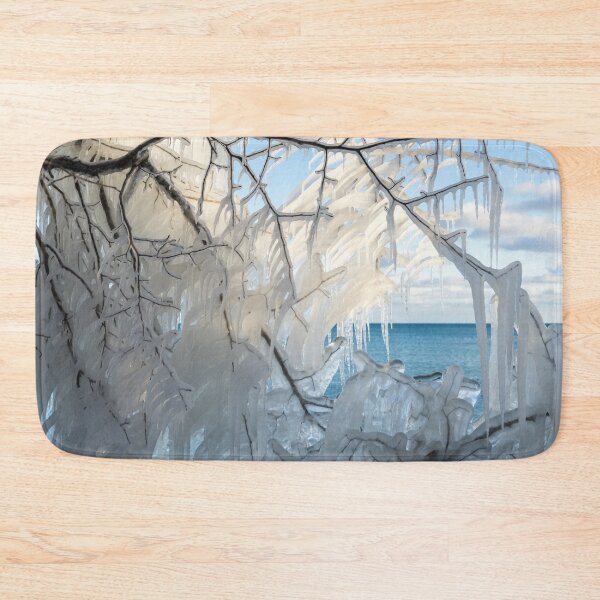 Item preview, Intricate Ice Curtains Framing the Lakeview designed and sold by Georgia Mizuleva.