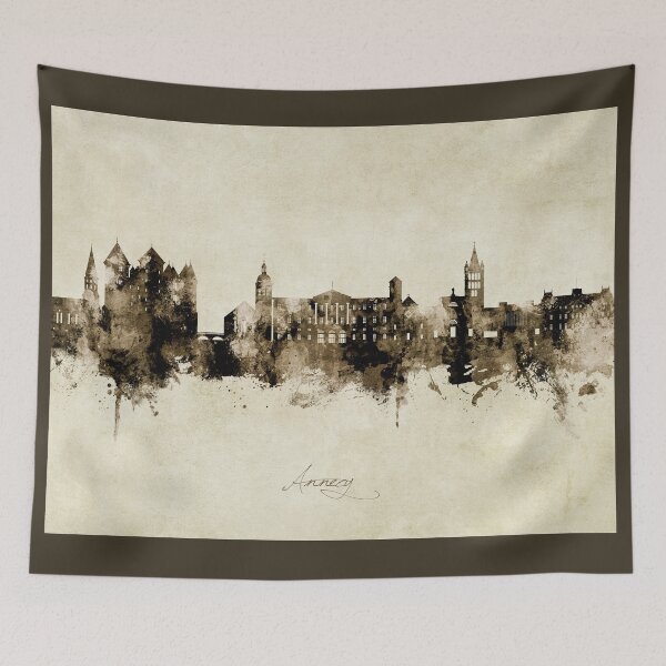 Item preview, Annecy France Skyline designed and sold by ArtPrints.