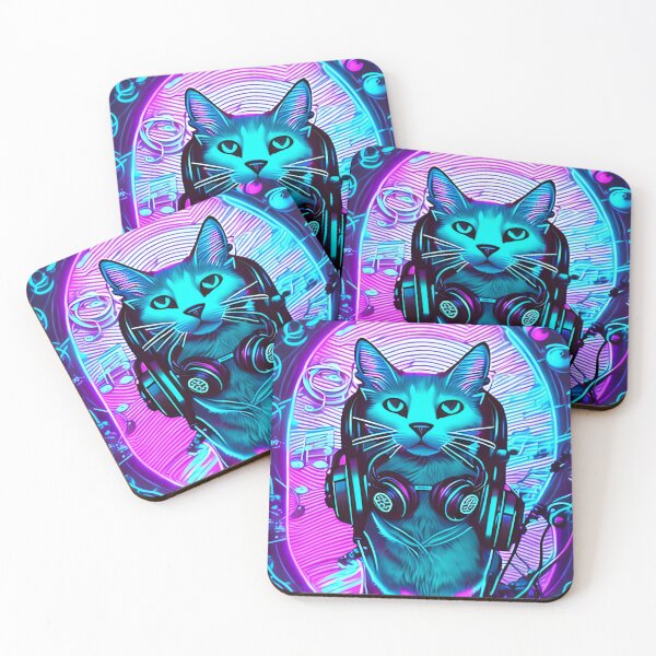 Item preview, Cybercat DJ designed and sold by urbsrepublic.