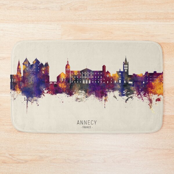Item preview, Annecy France Skyline designed and sold by ArtPrints.