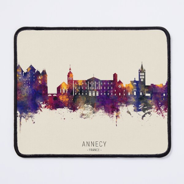 Item preview, Annecy France Skyline designed and sold by ArtPrints.