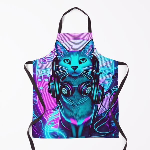 Item preview, Cybercat DJ designed and sold by urbsrepublic.
